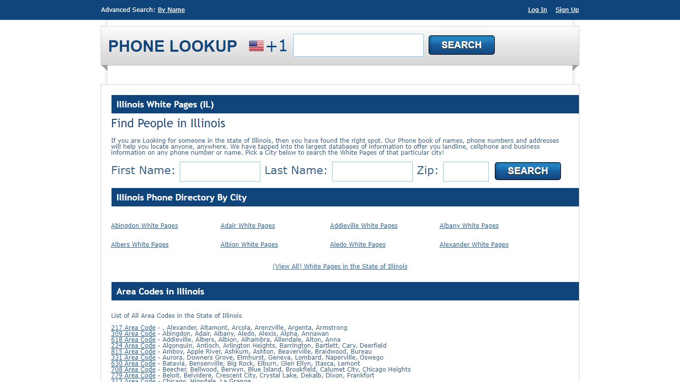 Illinois White Pages - IL Phone Directory Lookup